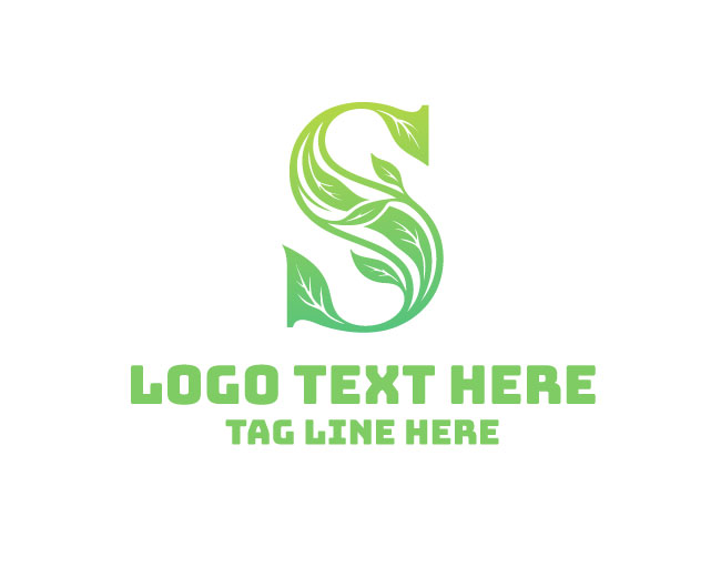 Eco Horizon Letter S Logo