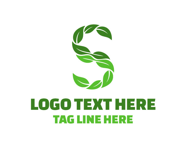 Eco Spring Letter S Logo