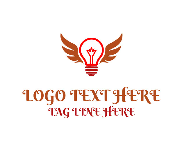 Idea Wings Inspire Logo