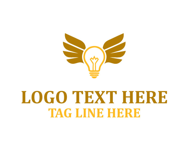  Idea Wings Business Logo