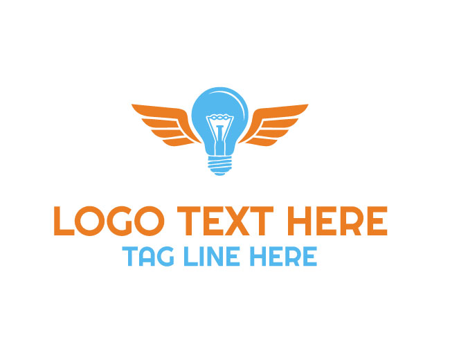 Idea Wings Concept Logo