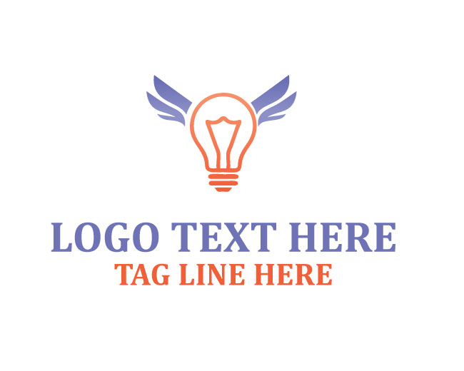  Idea Wings Genius Logo