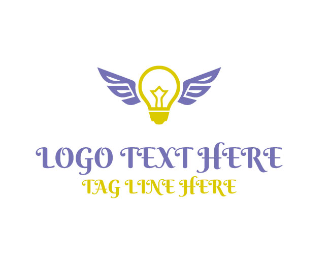 Idea Wings Creativity Logo
