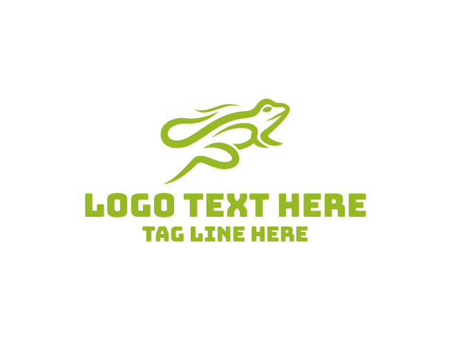 Flying Frog Mascot Logo