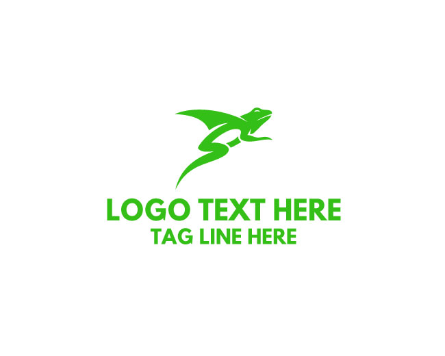 Flying Frog Jump Logo