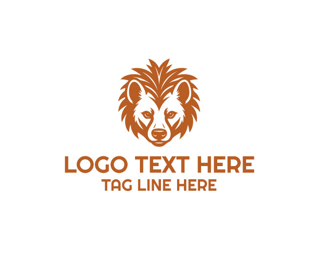 Palm Crown Hyena Logo