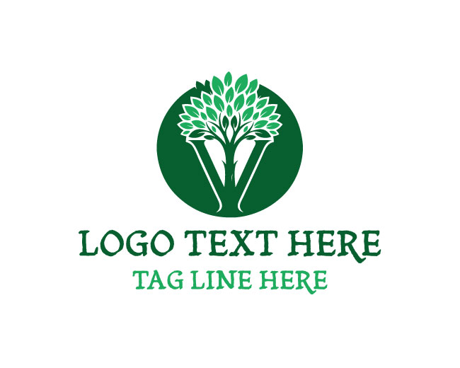  Nature V Tree Logo