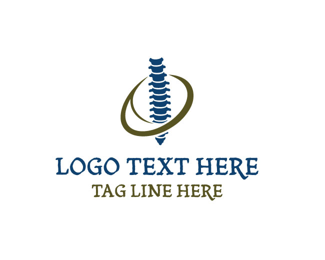 Chiropractic Spine Flow Logo