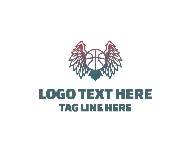 Basketball Wings Apex Logo