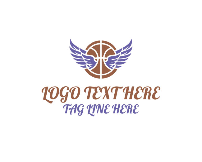  Basketball Wings Velocity Logo