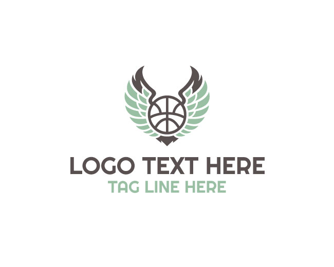 Basketball Wings Swift Logo