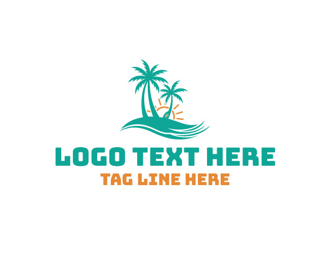 Island Paradise Wave Logo