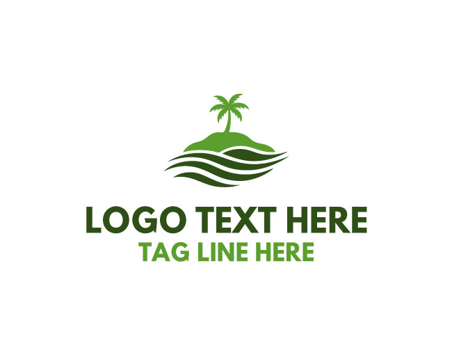 Island Palm View Logo