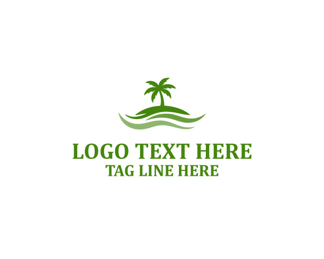 Island Azure Water Logo