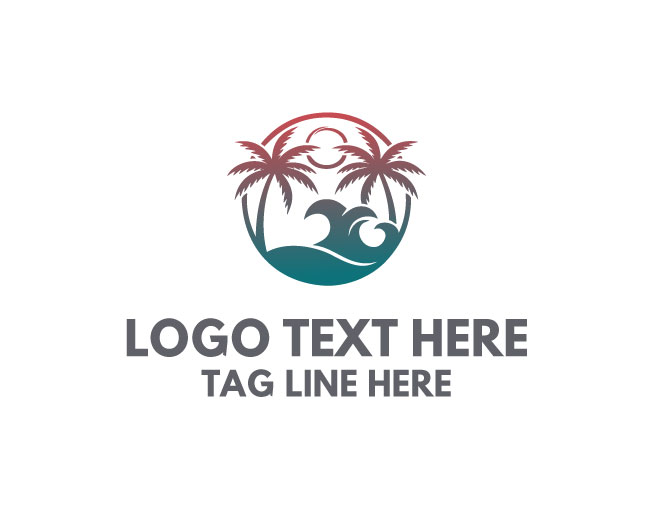 Island Ocean Glow Logo