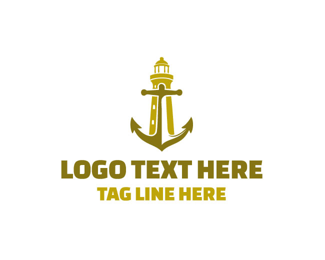  Lighthouse Anchor Wave Logo