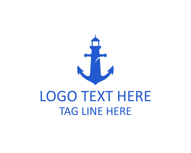 Lighthouse Anchor Storm Logo