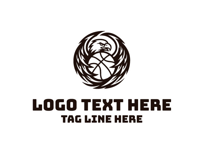 Basketball Eagle Vortex Logo