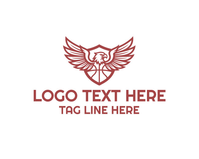 Basketball Eagle Strikeforce Logo