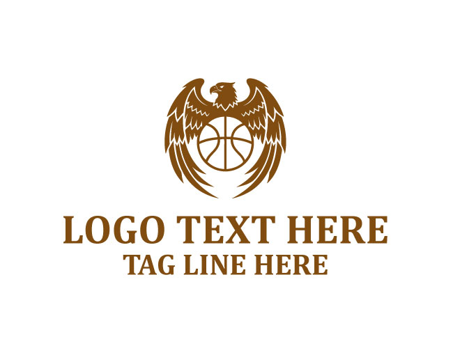 Basketball Eagle Zenith Logo