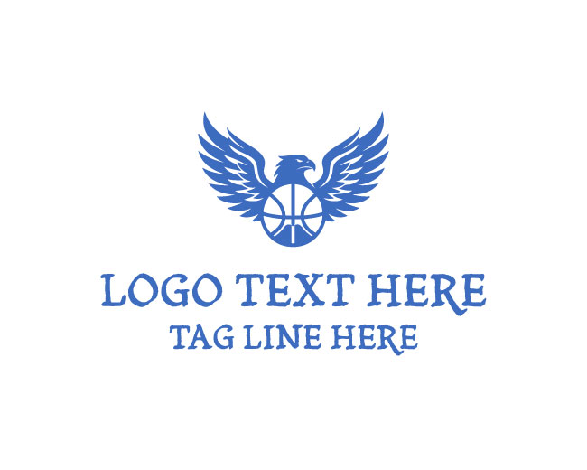 Basketball Eagle Stormwing Logo