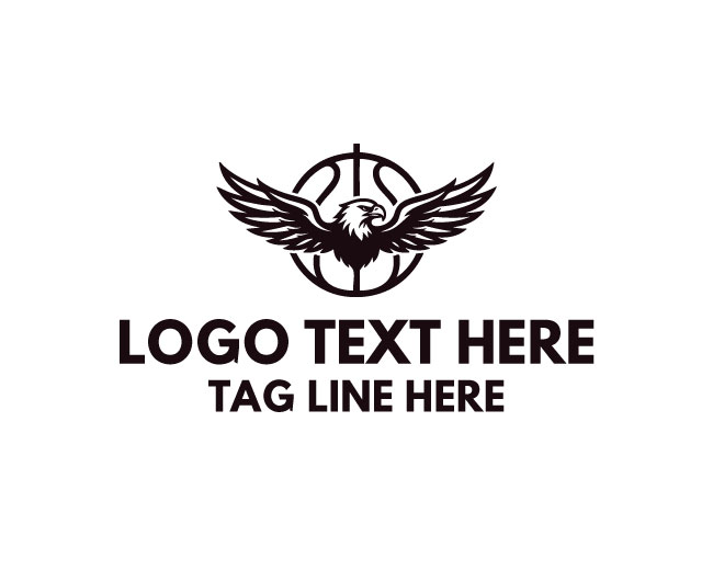 Basketball Eagle Legend Logo