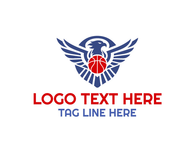 Basketball Eagle Surge Logo