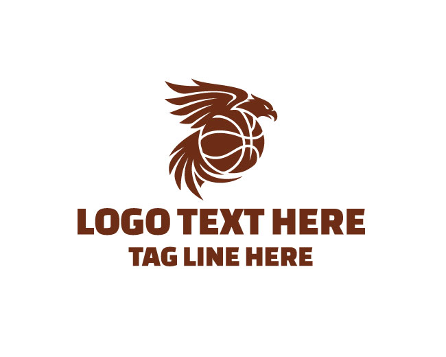 Basketball Eagle Sky King Logo