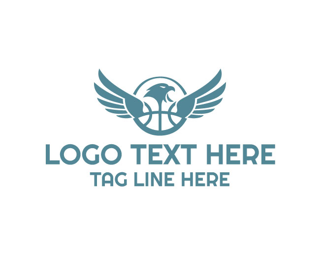Basketball Eagle Phantom Flight Logo