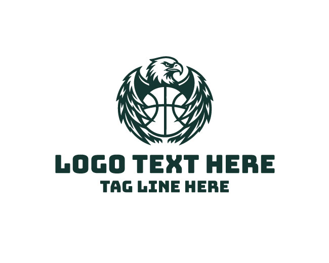 Basketball Eagle Apex Storm Logo