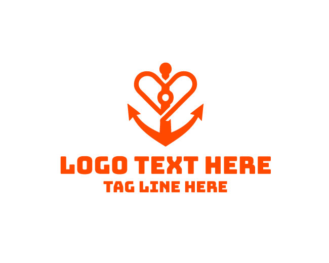 Heart Anchor Care Shield Logo