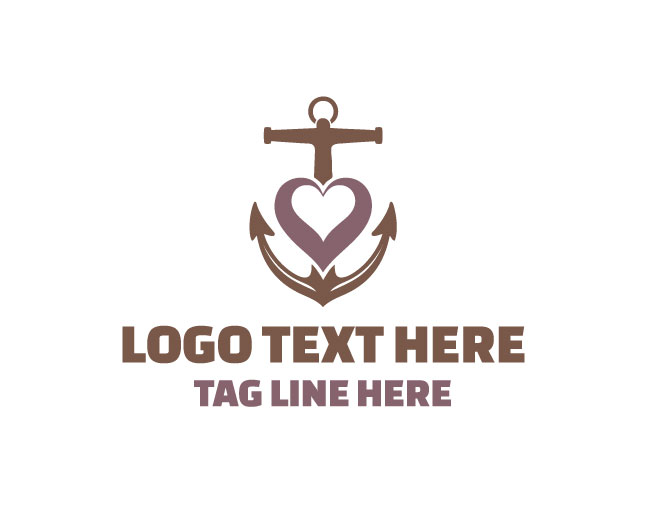 Heart Anchor Harmony Link Logo