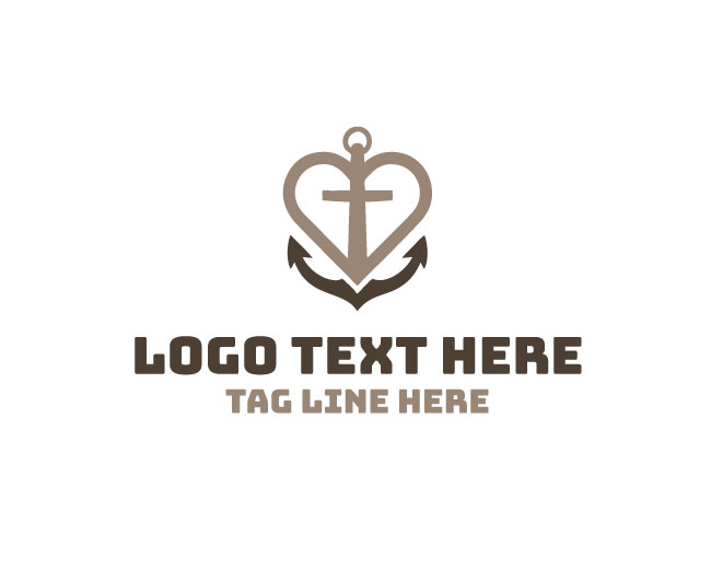 Heart Anchor Compassion Core Logo