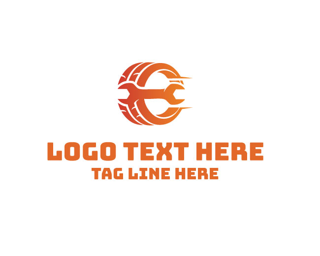 Auto Garage Engine Force Logo