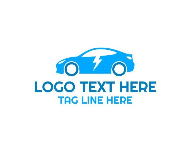 Electric Car Voltage Drive Logo