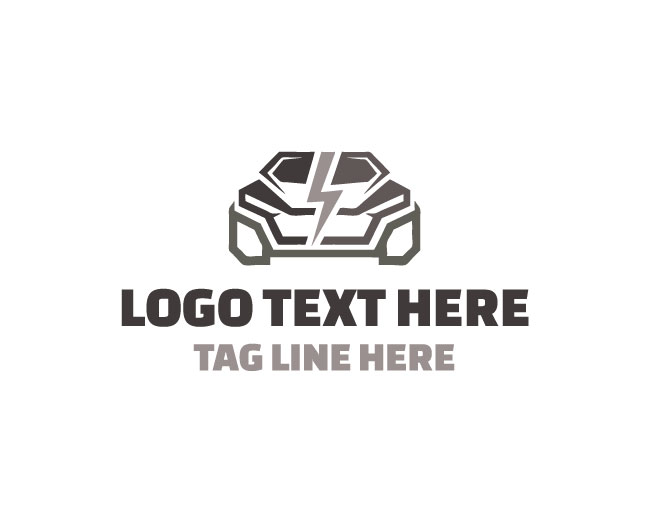  Electric Car Charge Motion Logo