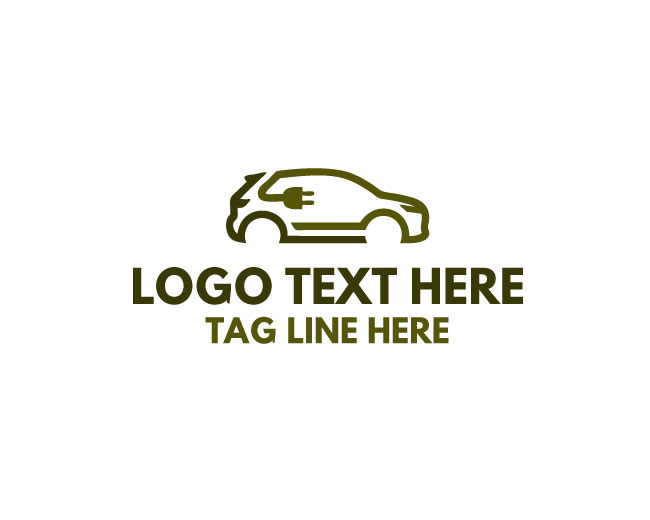 Electric Car Future Drive Logo