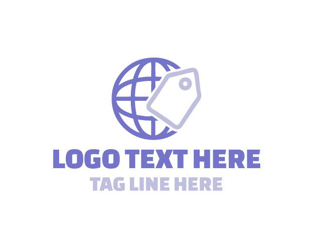 Globe Tag Fusion Logo