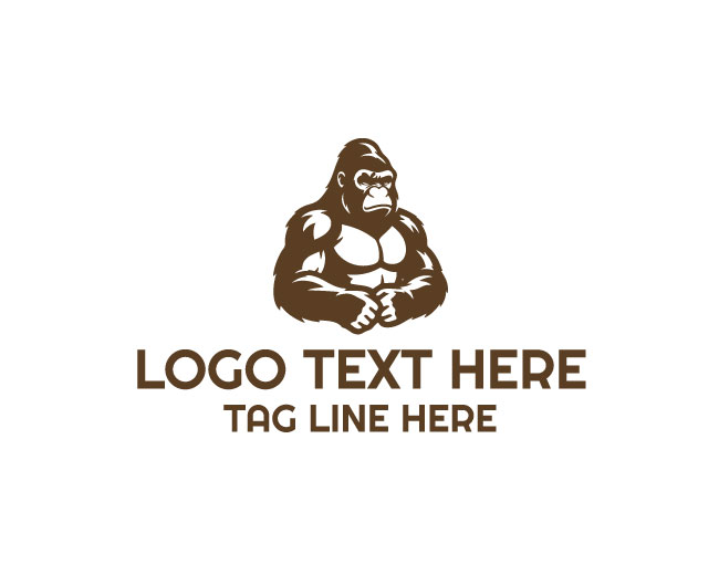 Strong Gorilla Power Logo