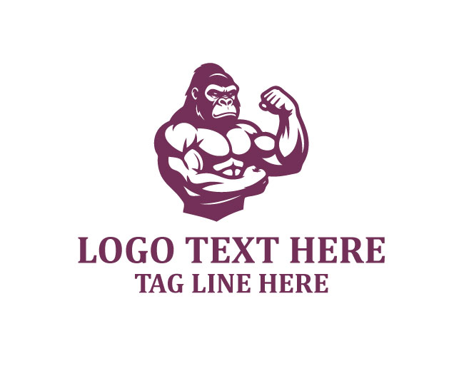 Strong Gorilla Thunder Logo