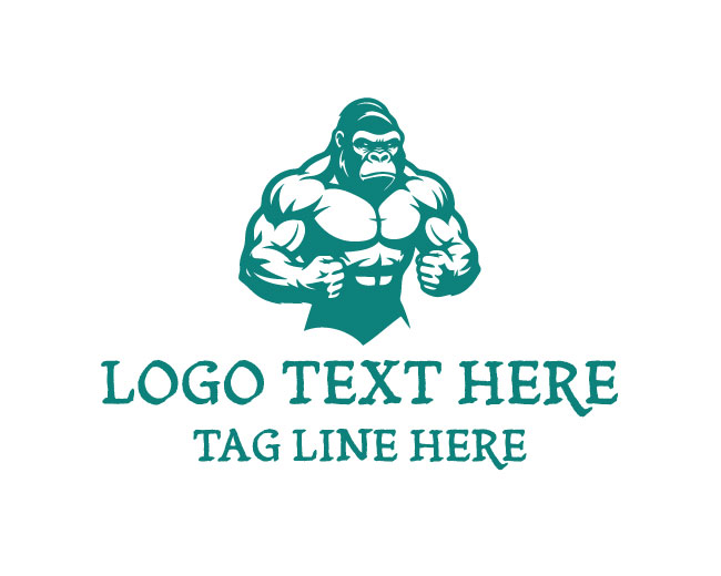 Strong Gorilla Iron Logo