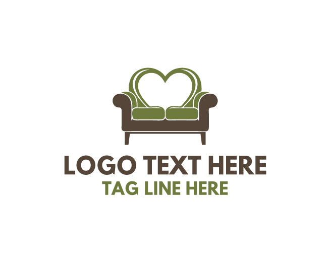 Love Sofa Romantic Seat Logo