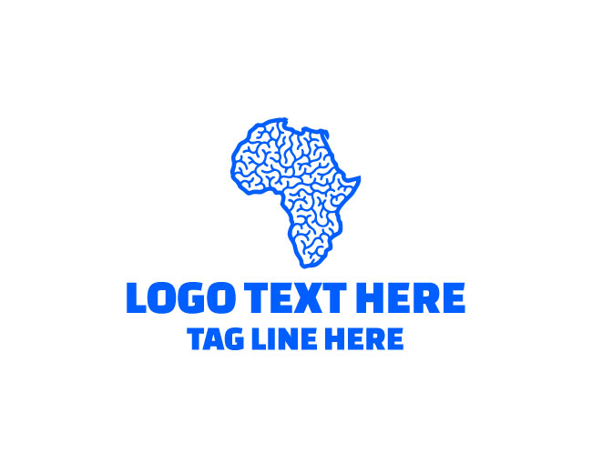 Africa Brain Dynamic Logo