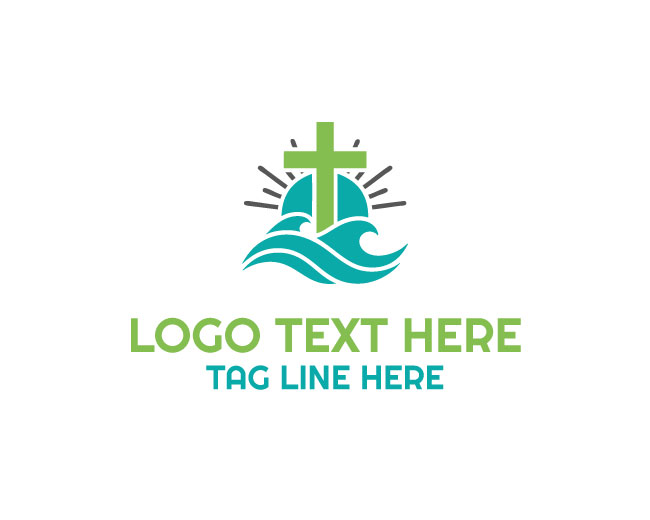  Christian Cross Redemption Logo