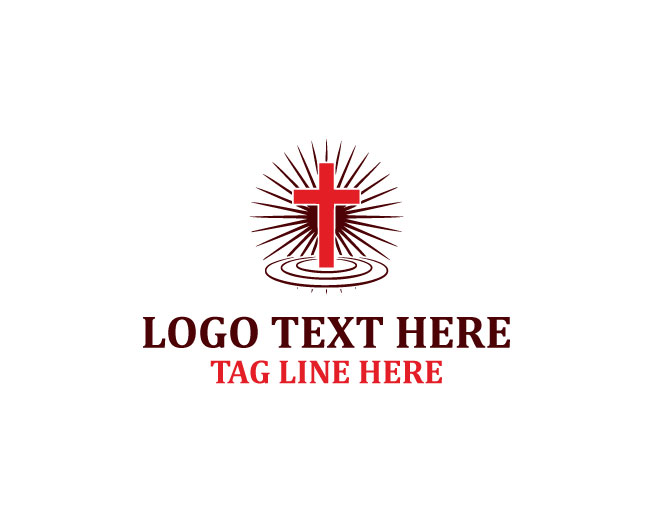 Christian Cross Rejoice Logo