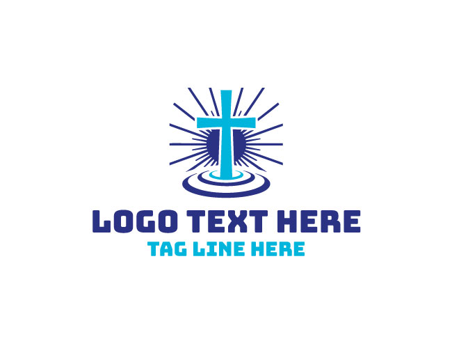 Christian Cross Pathway Logo