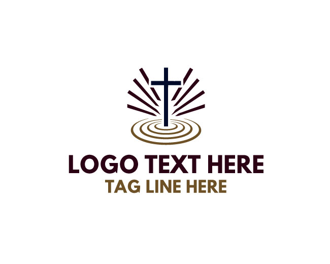 Christian Cross Gratitude Logo