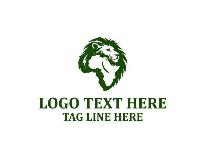 Lion Africa Royal Logo