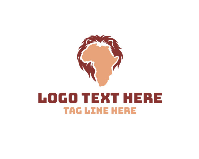 Lion Africa Storm Logo