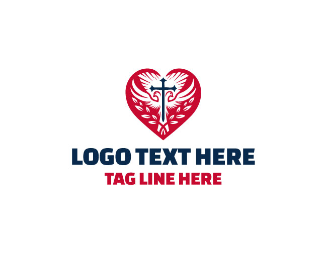 Wings Love Cross Unity Logo